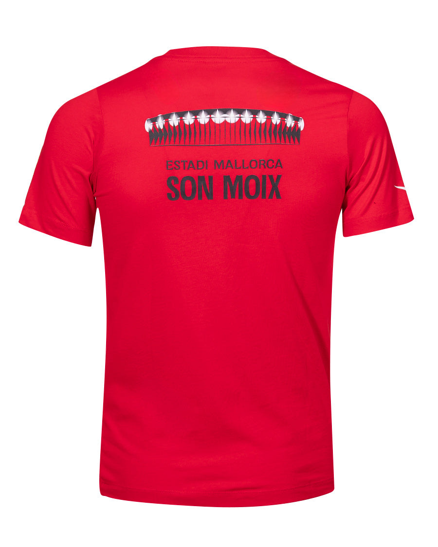 Camiseta Fanswear Estadi Son Moix Red Niño