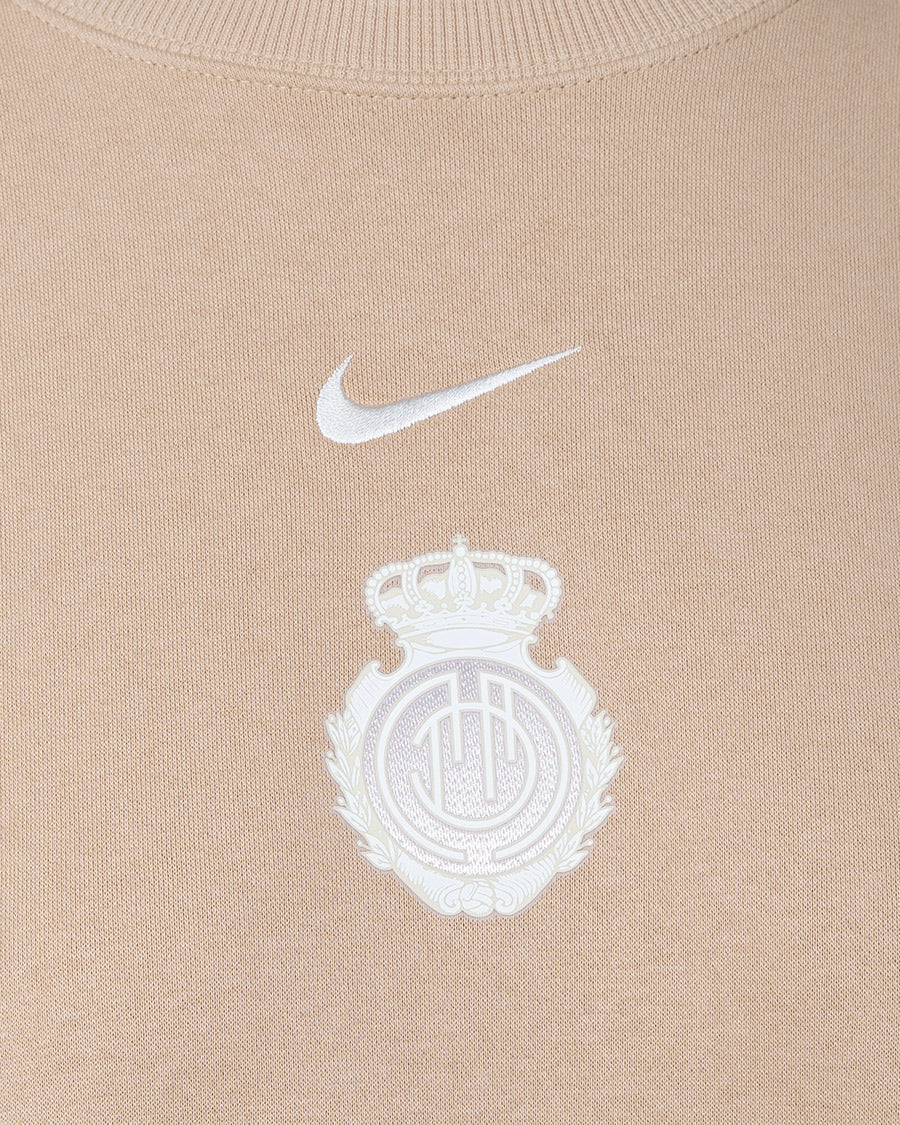 Sudadera Sportswear Phoenix Fleece Crew Crema Mujer