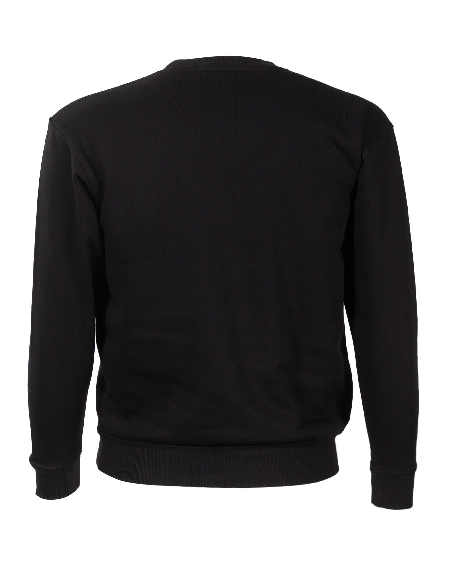 Sudadera Fanswear Escudo Crew Negra Niño