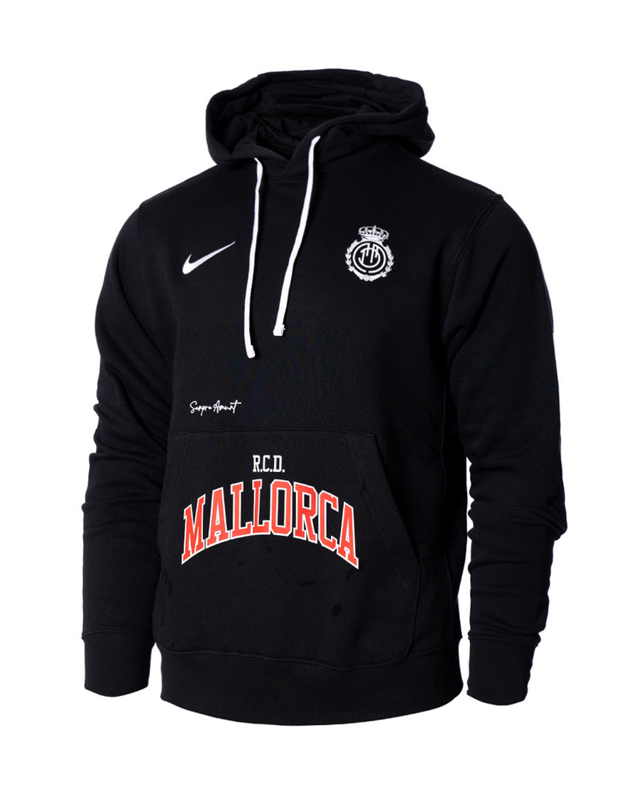 Sudadera RCD Mallorca Fanswear Hoodie 2023-2024 Black-White