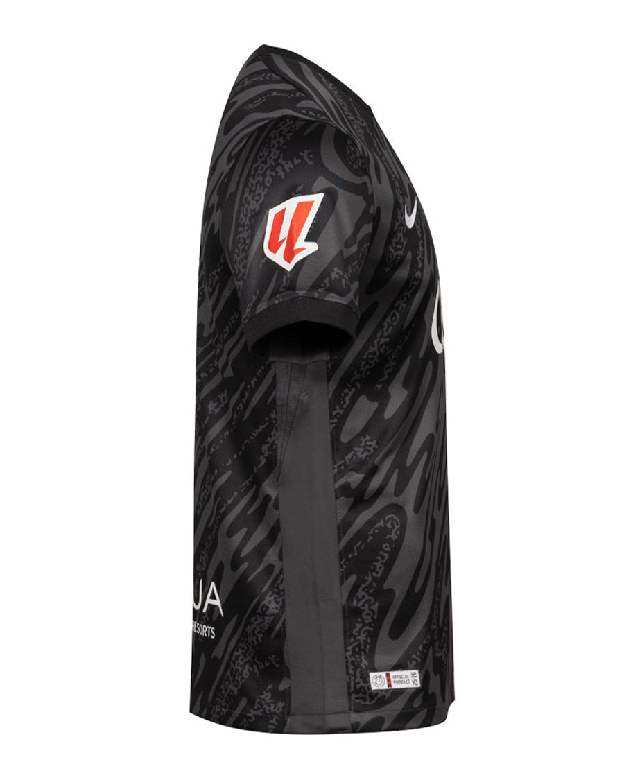 2025-2026シーズン ゴールキーパー用ユニフォーム Tシャツ ブラック