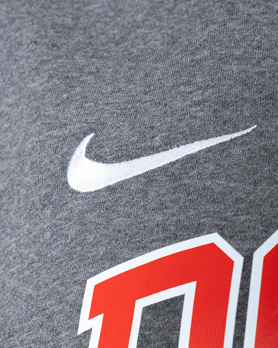 Kids RCD Mallorca Fanswear Hoodie 2023-2024 Charcoal Heather-White