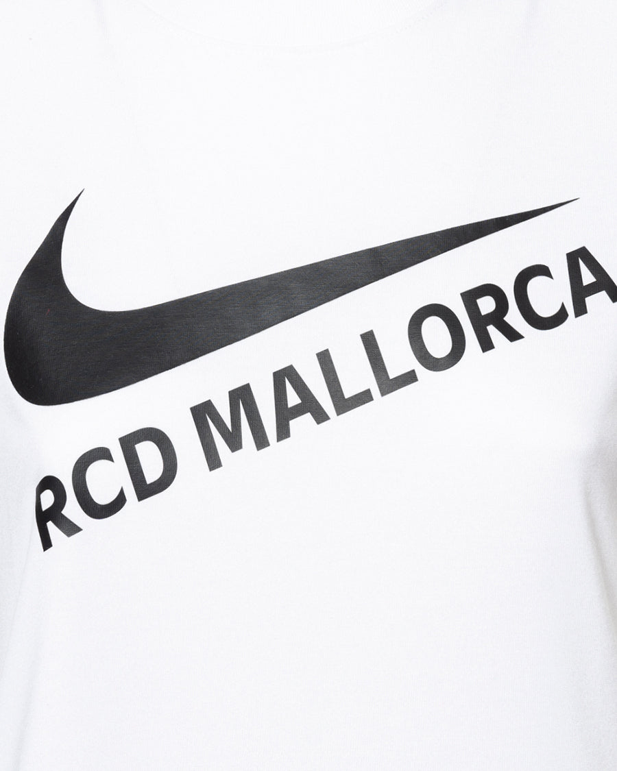Camiseta RCD Mallorca Fanswear Logo - Mujer White-Black