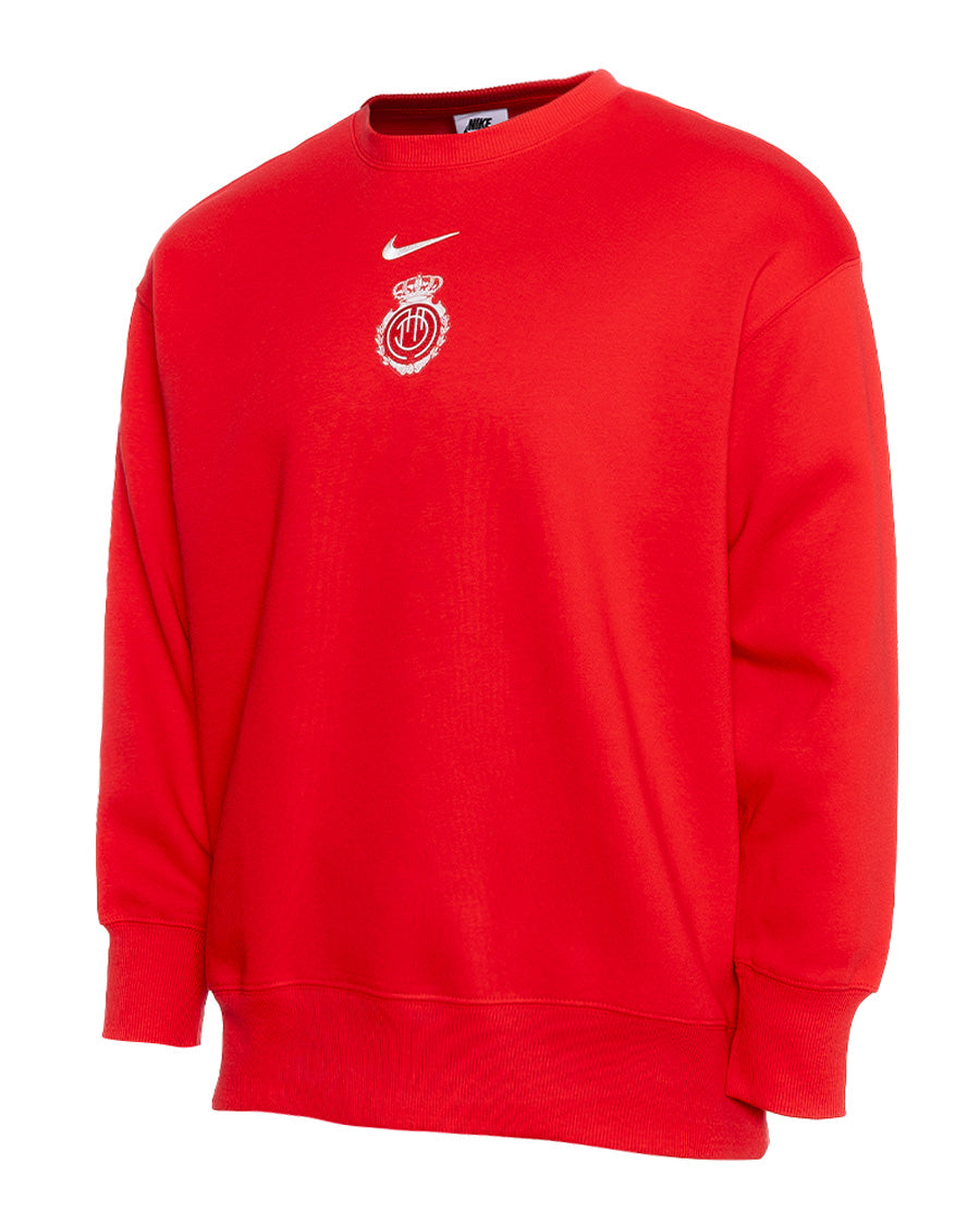 Sudadera RCD Mallorca Sportswear Phoenix Fleece Crew Mujer Red