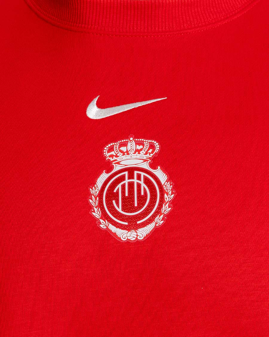 Sudadera RCD Mallorca Sportswear Phoenix Fleece Crew Mujer Red