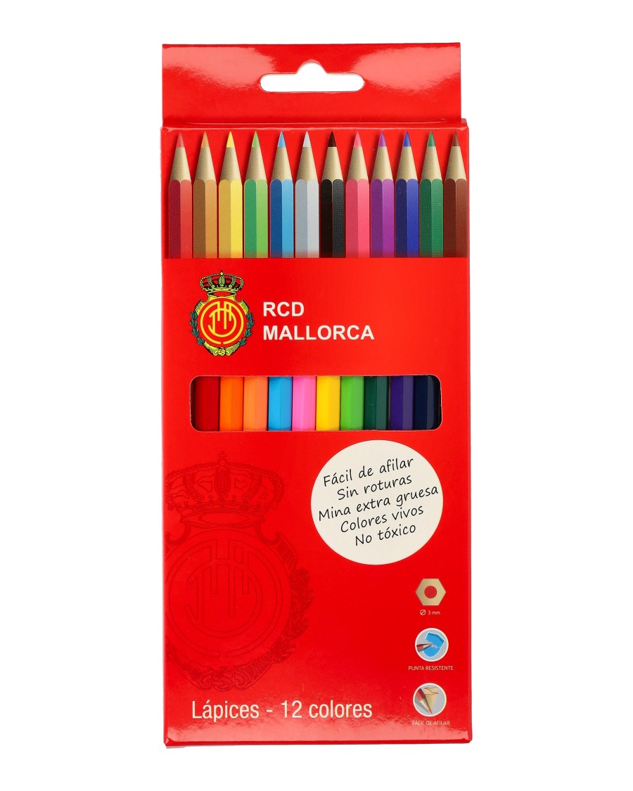 Pack 12 Lápices de Colores RCD Mallorca