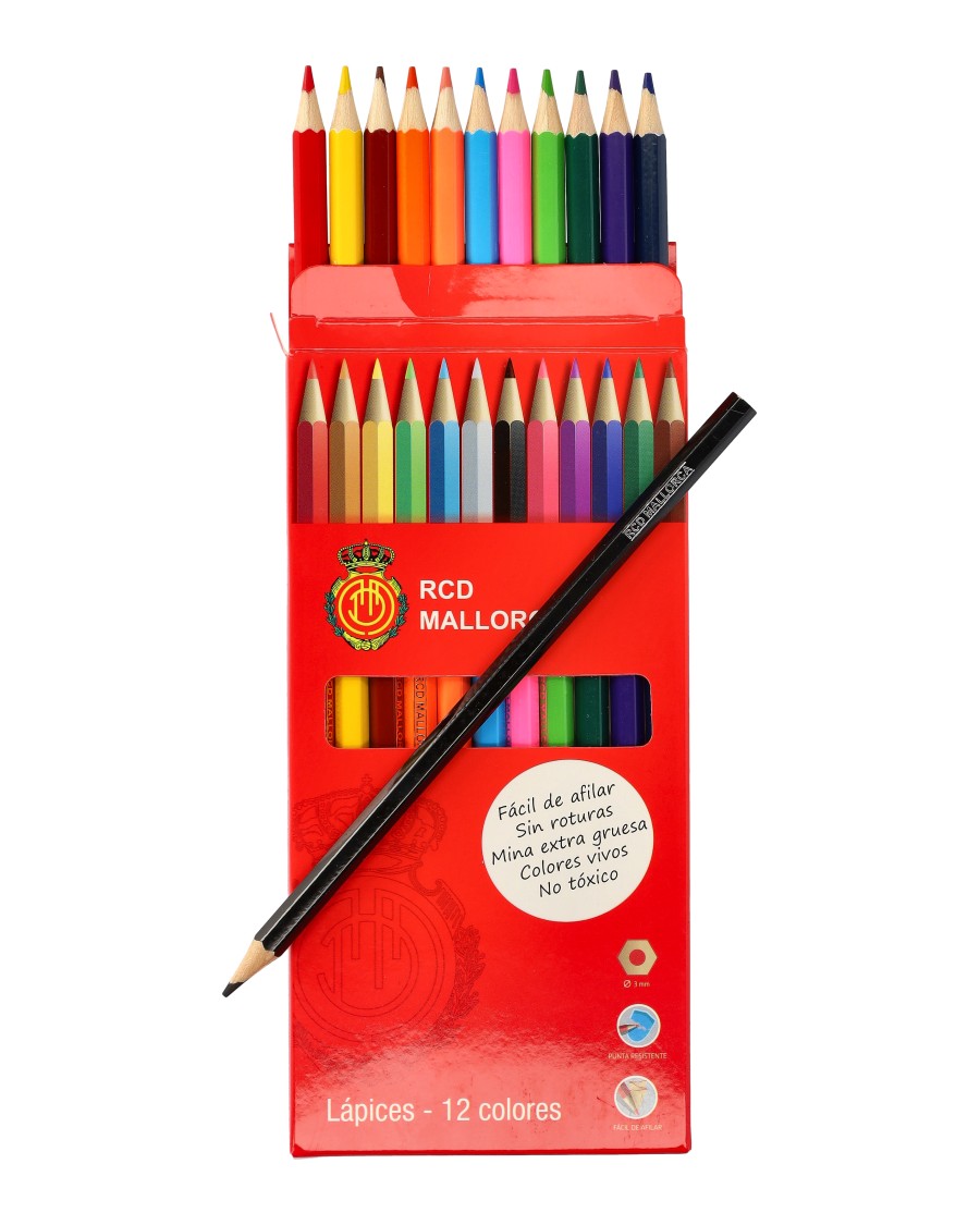Pack 12 Llapis de Colors RCD Mallorca