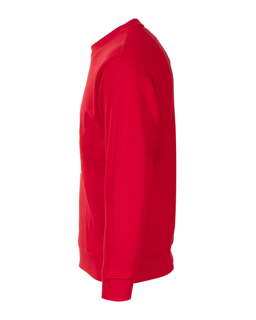 Sudadera Fanswear Escudo Crew Roja Niño