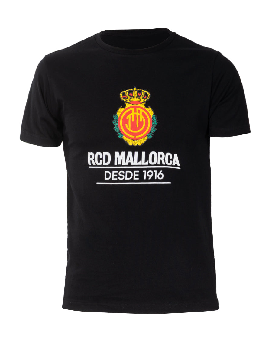 Camiseta Fanswear Escudo Negra Niño