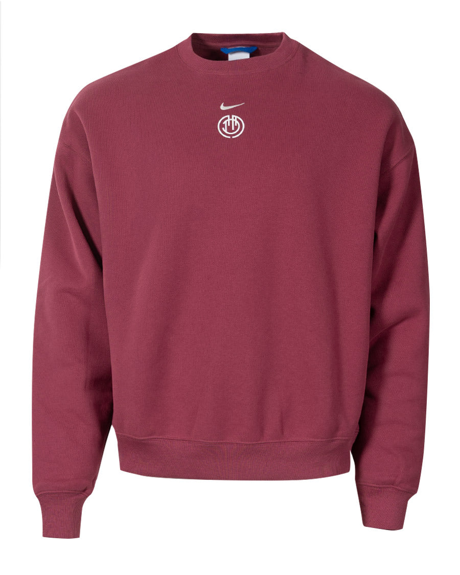 Sudadera Sportswear Studio Crew Fleece Mujer