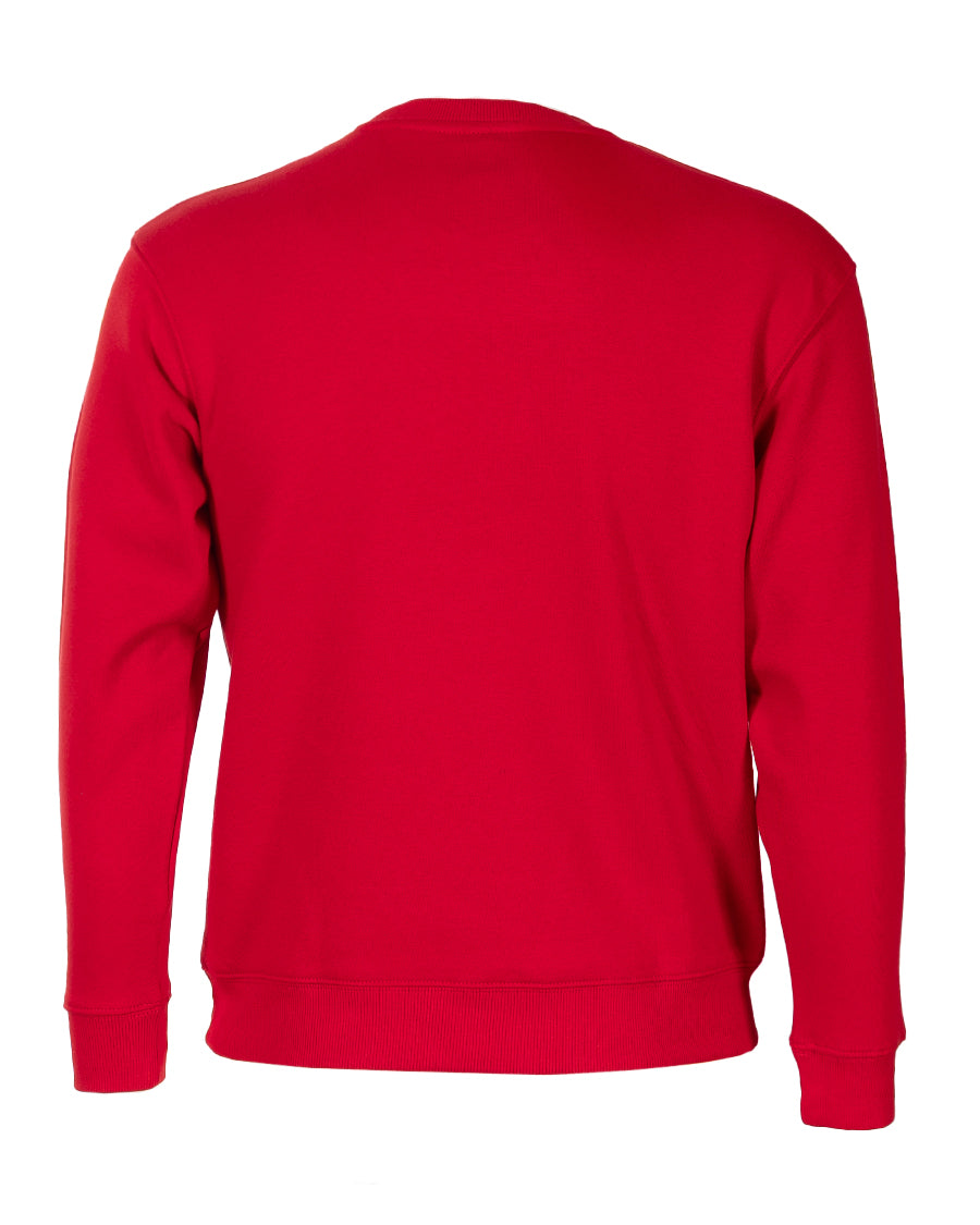 Sudadera Fanswear Escudo Crew Roja Niño