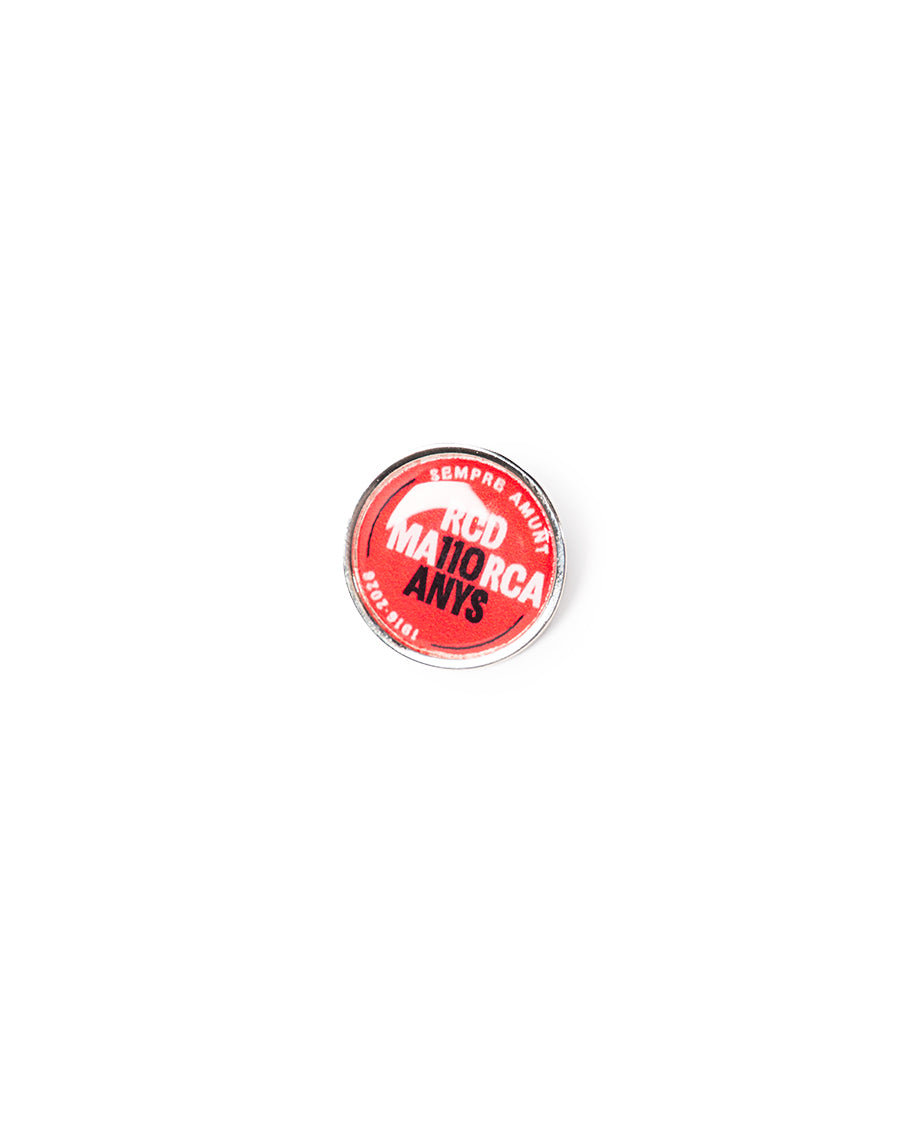 Pin metálico 110 Aniversario Rojo
