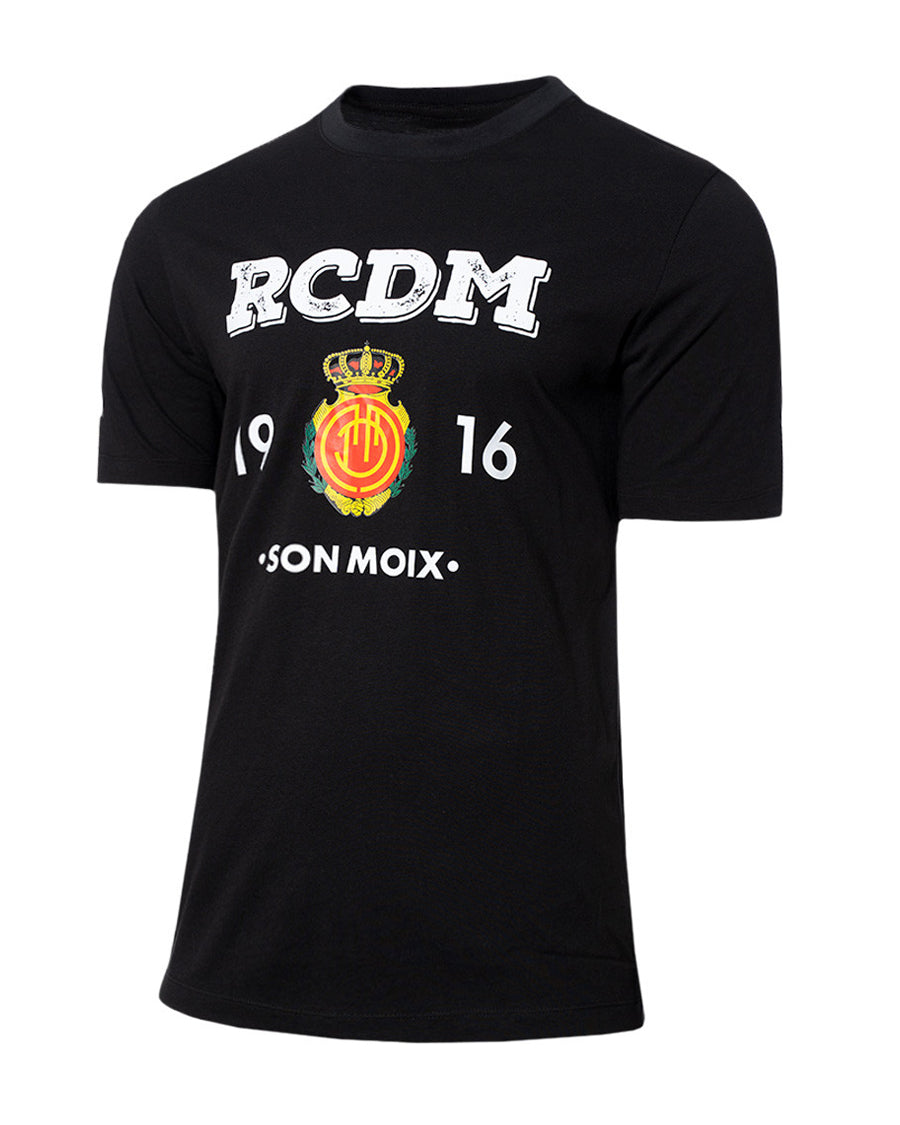RCD Mallorca Fanswear T-Shirt 2023-2024 Schwarz-Weiß