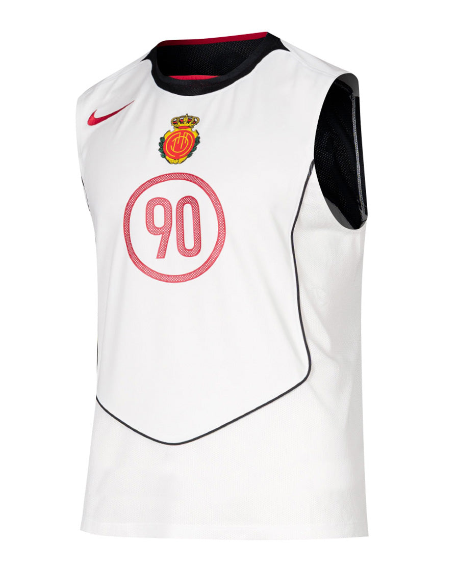 Camiseta Fanswear Total 90 Dri-Fit Sin Mangas Blanca