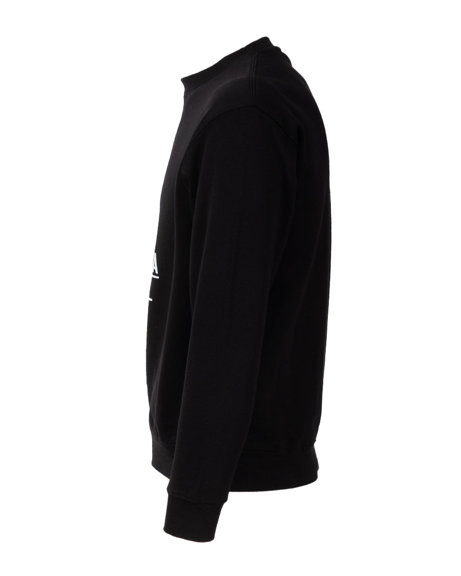 Sudadera Fanswear Escudo Crew Negra Niño