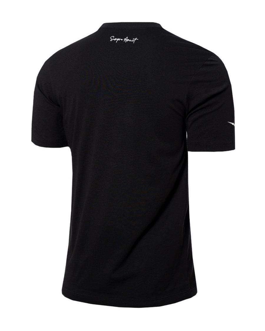 RCD 마요르카 팬즈웨어 티셔츠 2023-2024 블랙-화이트
