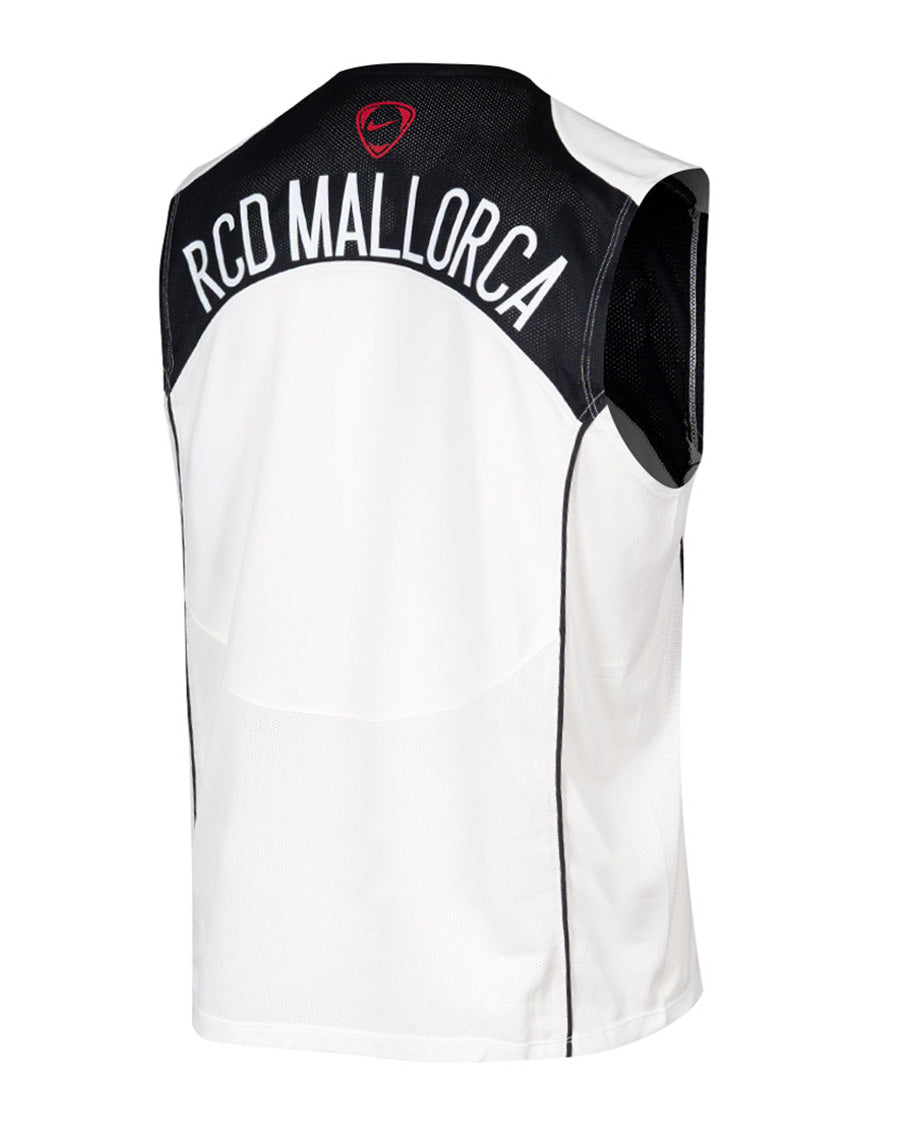 Camiseta Fanswear Total 90 Dri-Fit Sin Mangas Blanca