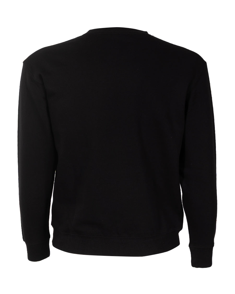 Sudadera Fanswear Escudo Crew Negra Niño