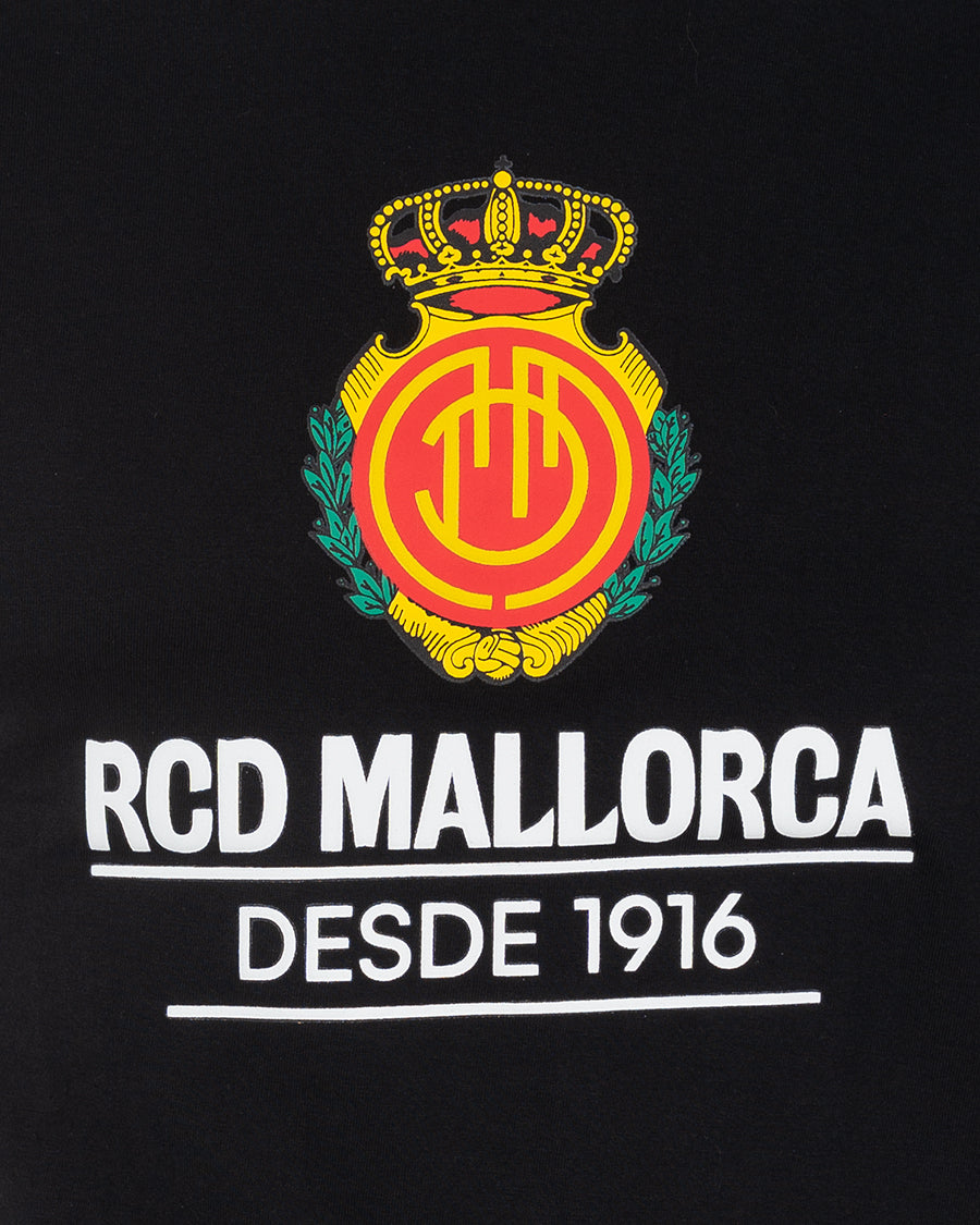 Camiseta Fanswear Escudo Negra Niño