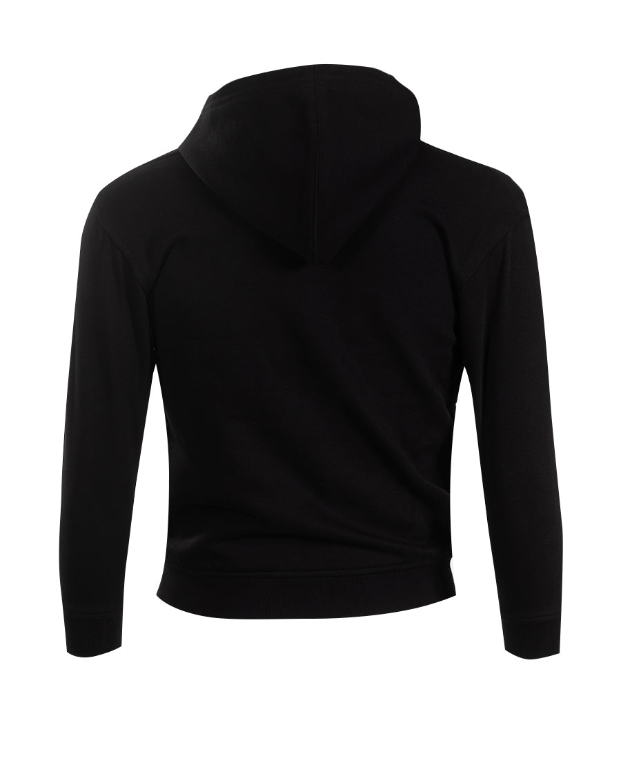 Chaqueta con capucha Fanswear Niño Negra