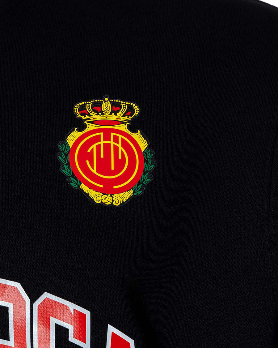 Sudadera RCD Mallorca Fanswear Crew "Club 1916" Negra