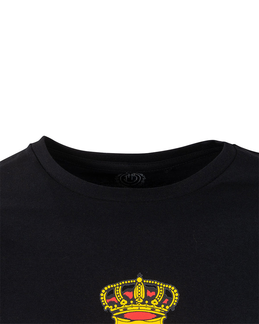 Camiseta Fanswear Escudo Negra Niño