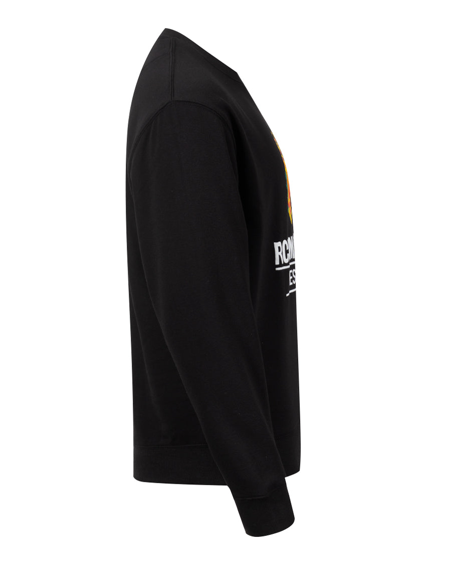 Sudadera Fanswear Escudo Negra