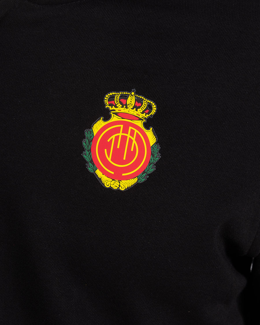 Chaqueta con capucha Fanswear Niño Negra