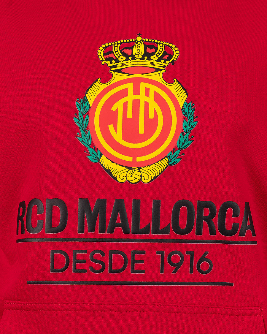 Sudadera con capucha Fanswear Escudo Roja