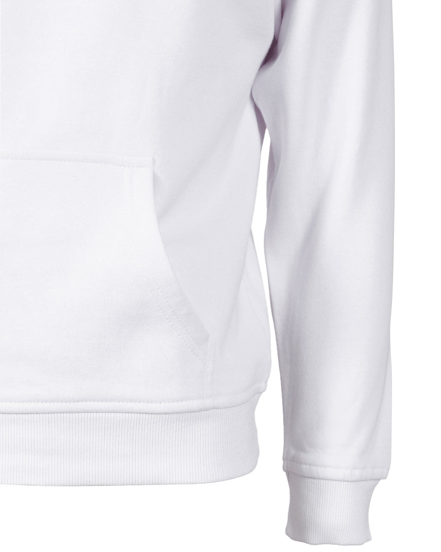 Sudadera Fanswear Escudo Crew Blanca Niño