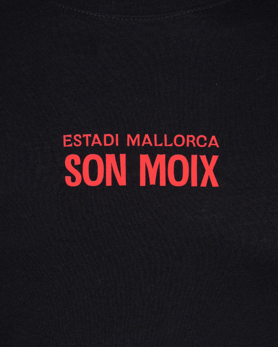 Camiseta Fanswear Estadi Son Moix Negra Niño