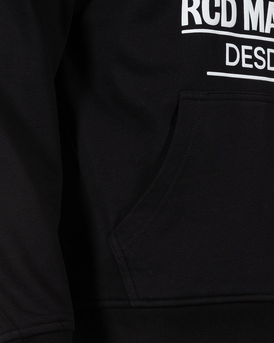 Sudadera con capucha Fanswear Escudo Negra