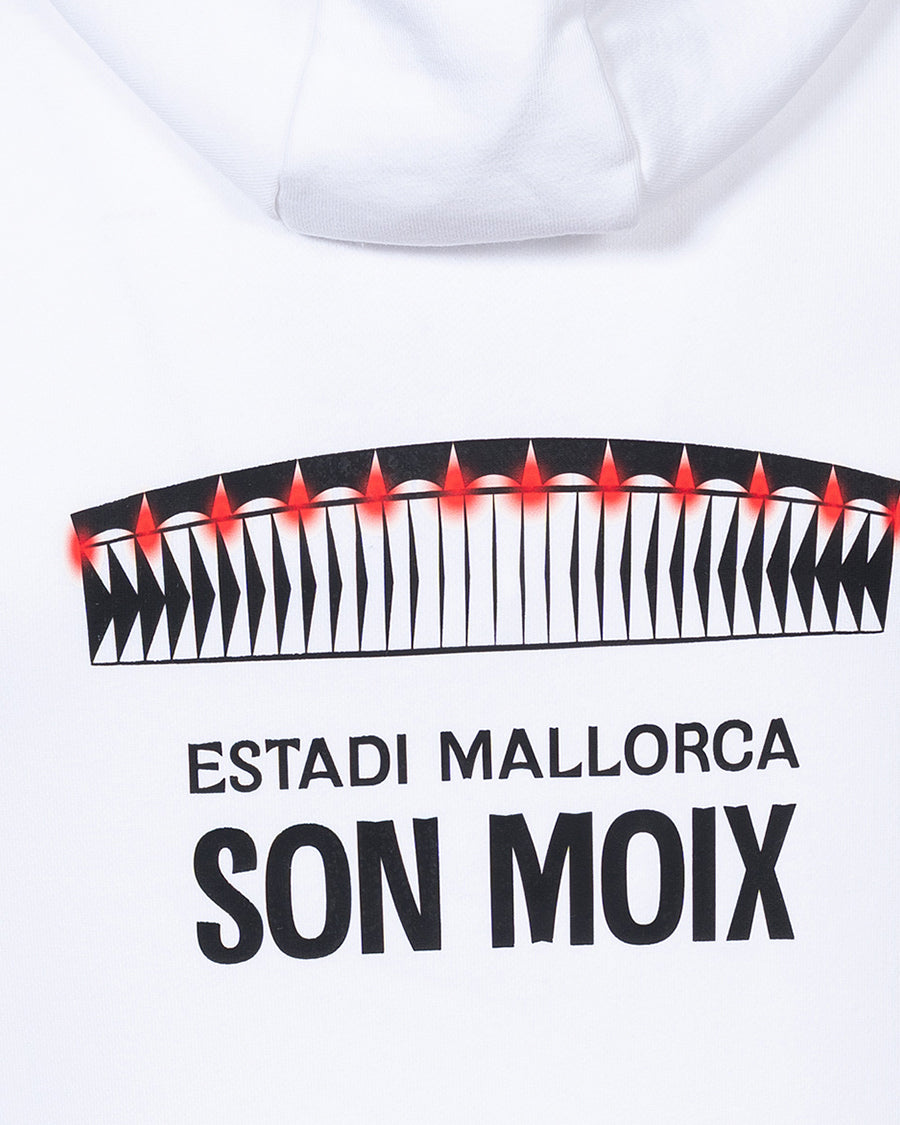 Sudadera Fanswear Estadi Son Moix Blanca Niño