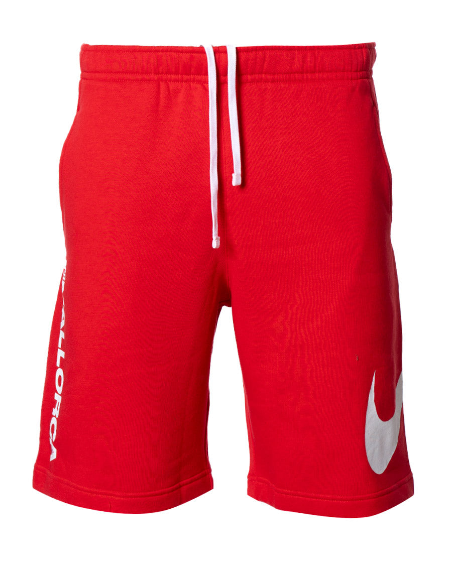 RCD Mallorca Fanswear Swoosh Bermuda Shorts 2023-2024 University Red-White