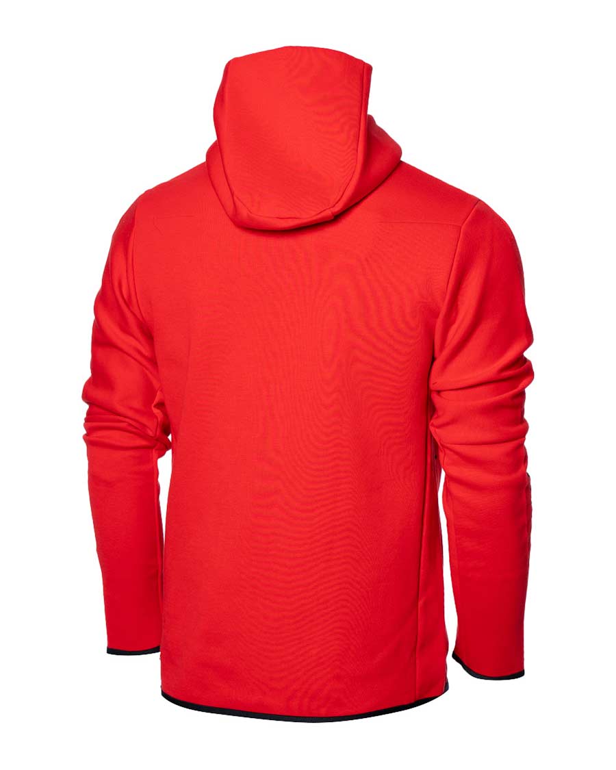RCD Mallorca Fanswear Tech Fleece Jacke 2023-2024 University Red-Schwarz