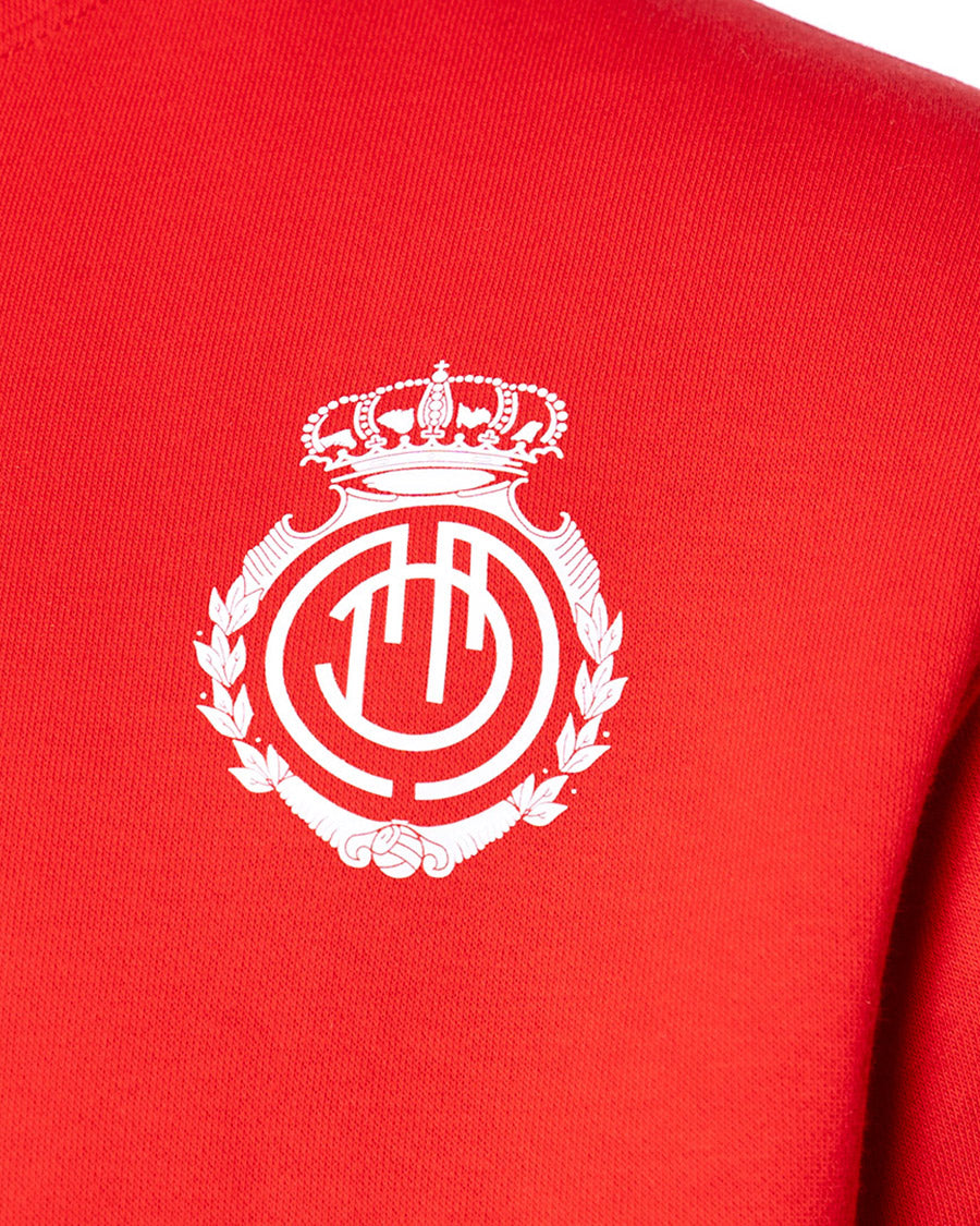 RCD Mallorca ファンズウェア フーディー 2023-2024 ユニバーシティレッド＆ホワイト
