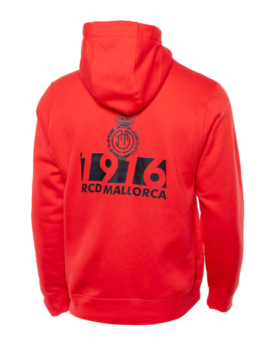 Sudadera RCD Mallorca Sportswear "1916" Red - White