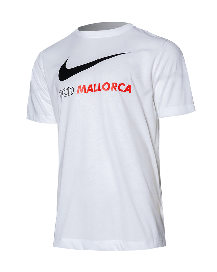 Camiseta RCD Mallorca Fanswear Logo Futura White