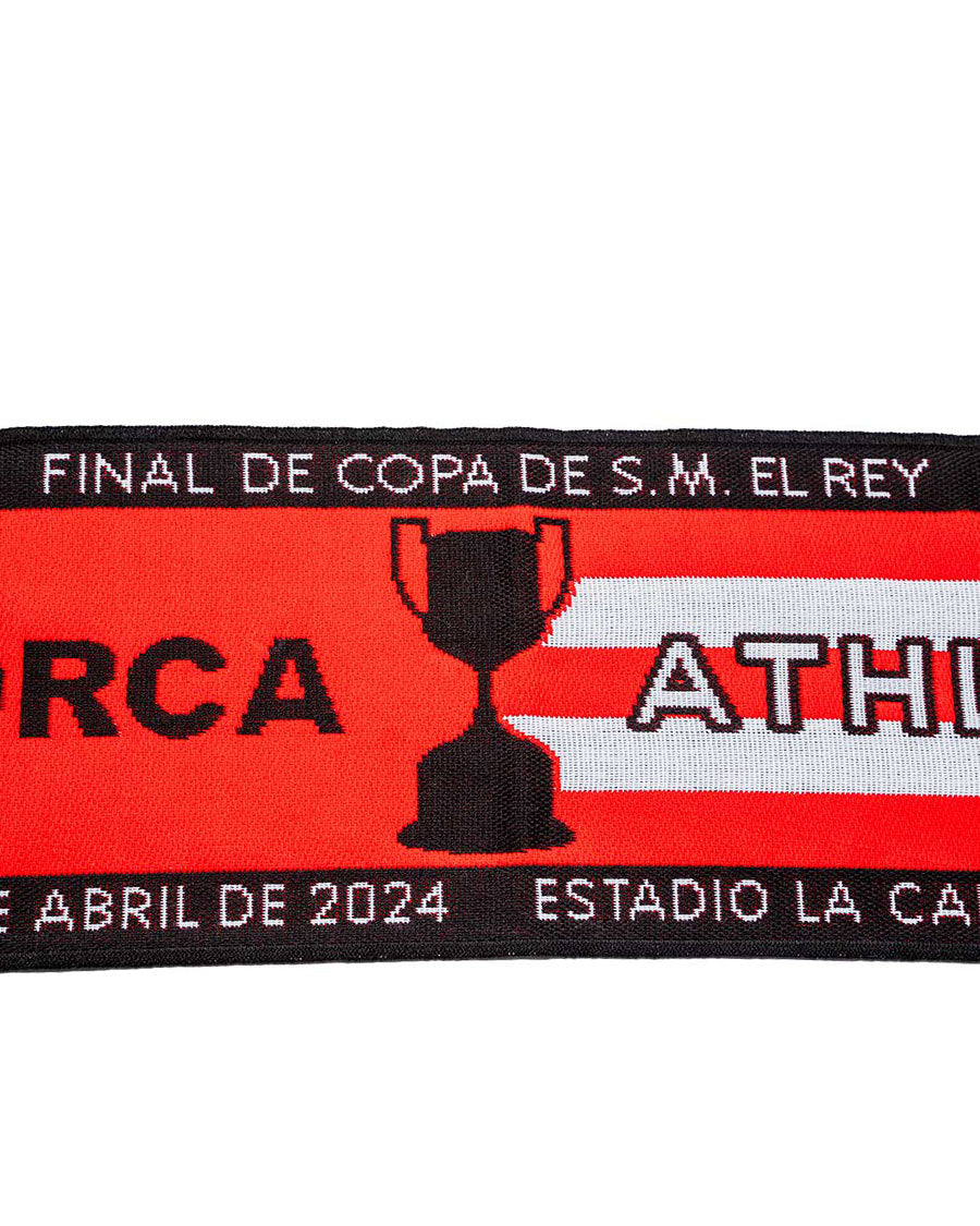Bufanda RCD Mallorca "Road To The Final" Clubes Roja-Blanca