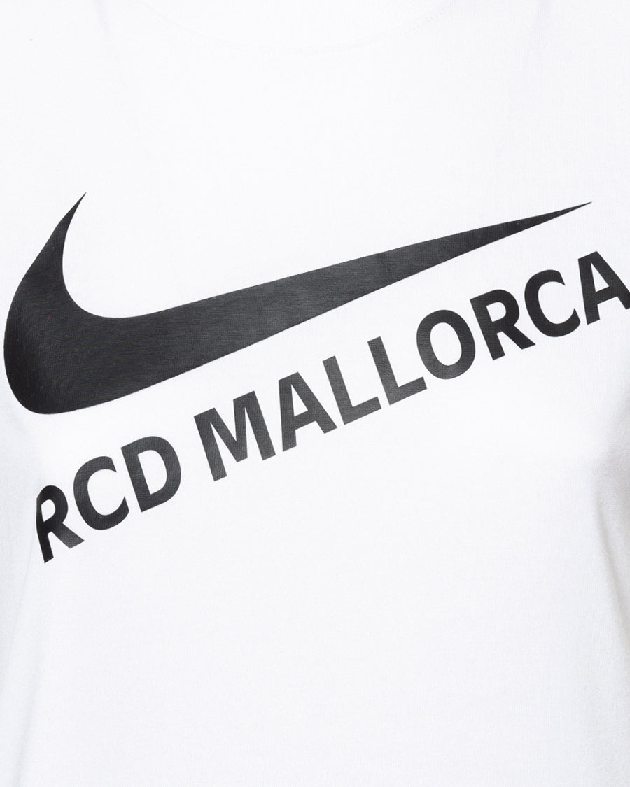 Camiseta RCD Mallorca Fanswear Logo 2023-2024 - Mujer White-Black