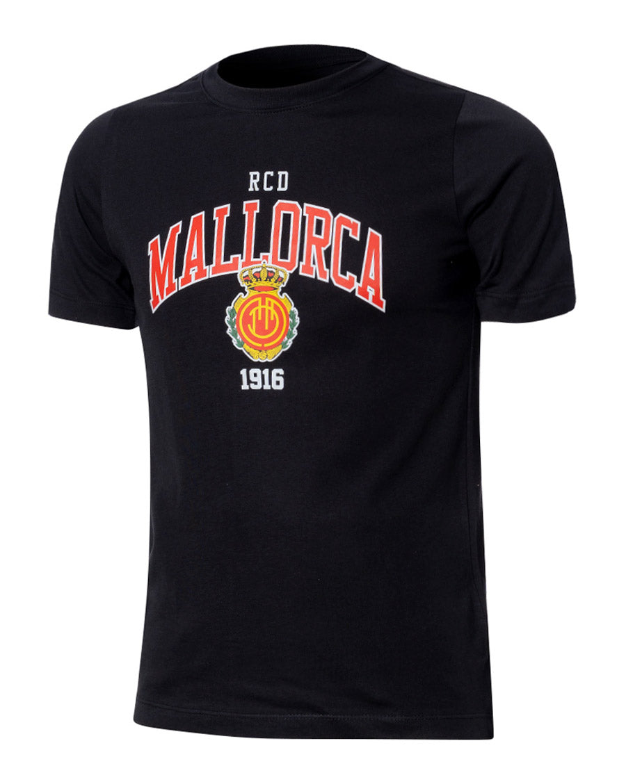Camiseta RCD Mallorca Fanswear "Club 1916" Niño Black