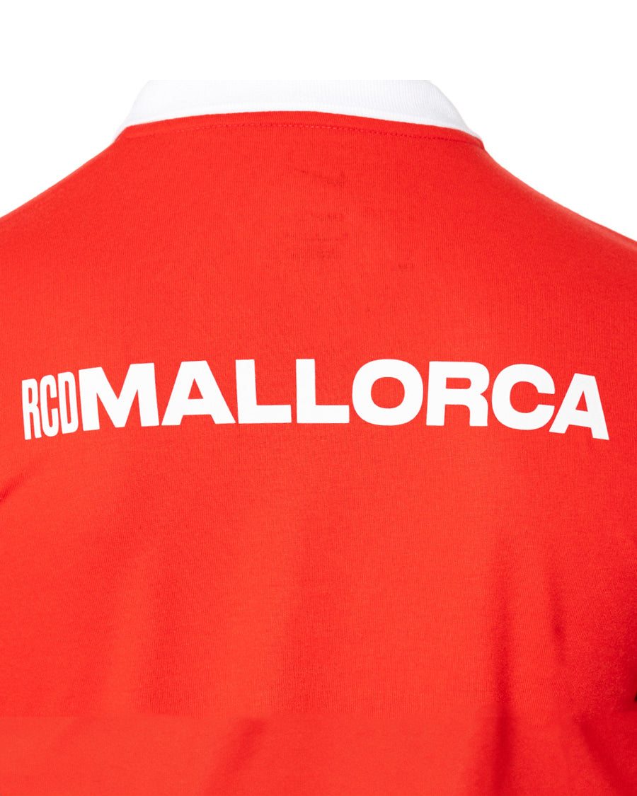 Polo RCD Mallorca Fanswear 2023-2024 Red-White