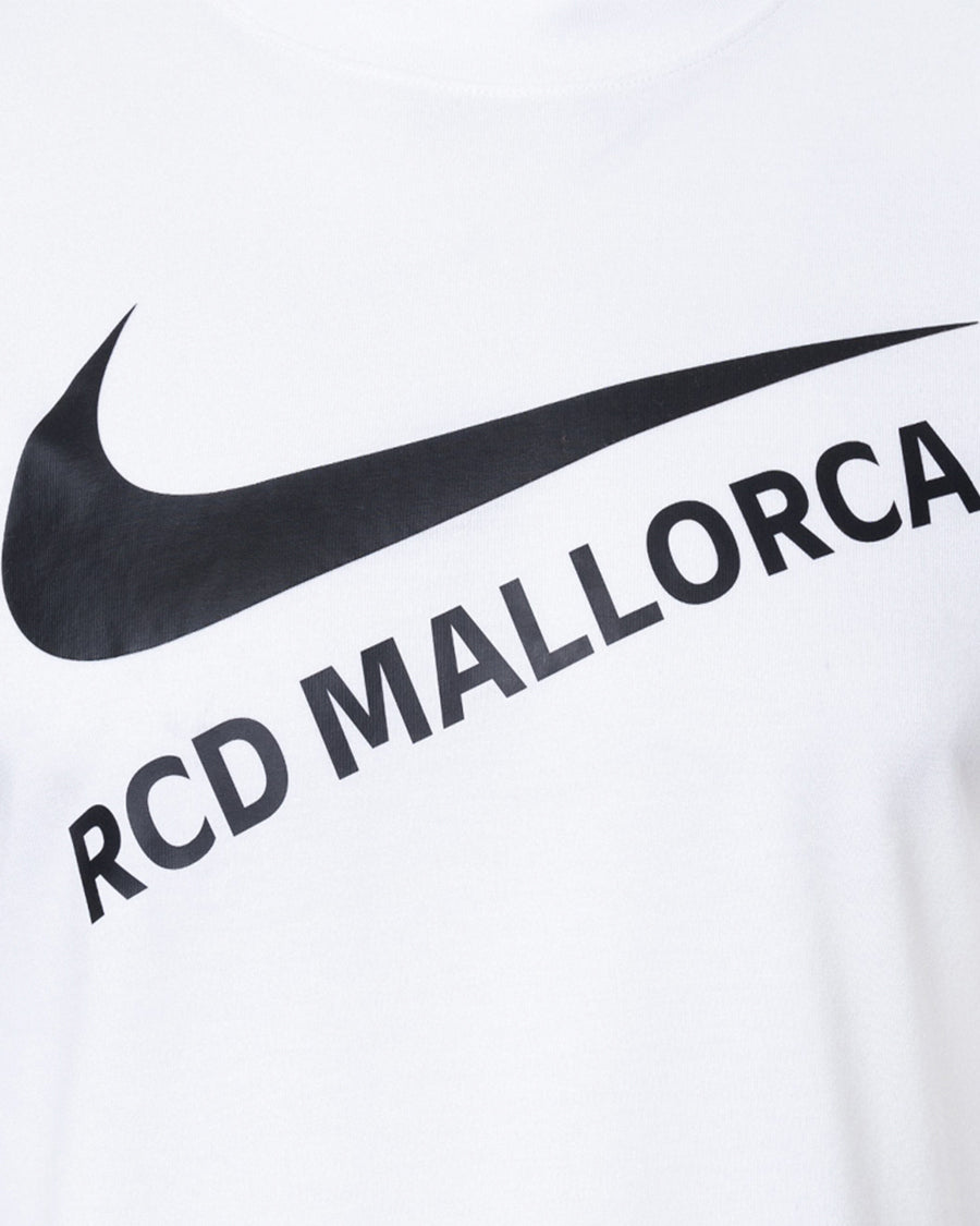 RCD Mallorca ファンズウェア ロゴTシャツ 2023-2024 ホワイト＆ブラック
