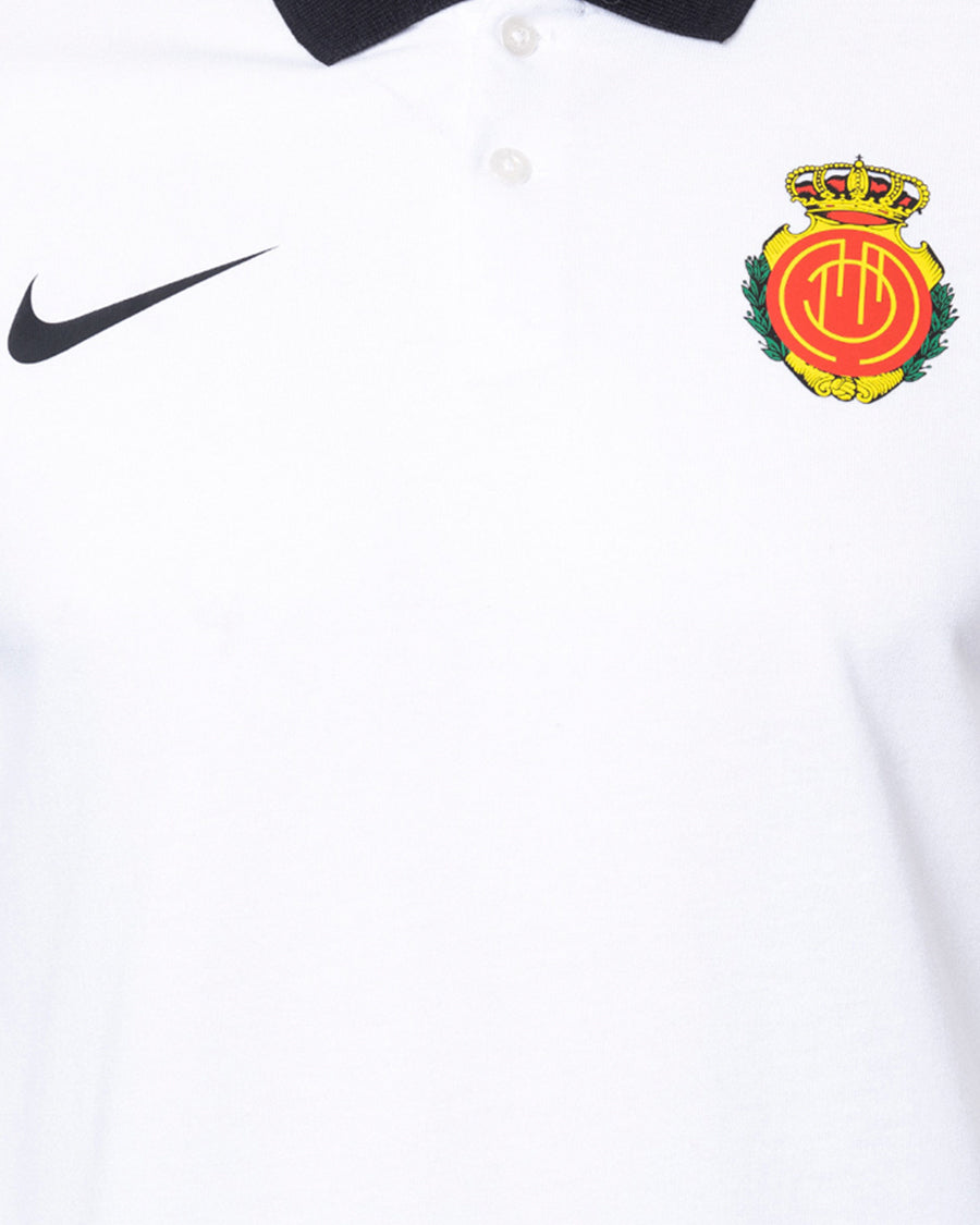 Polo RCD Mallorca Fanswear 2023-2024 - Niño White-Black