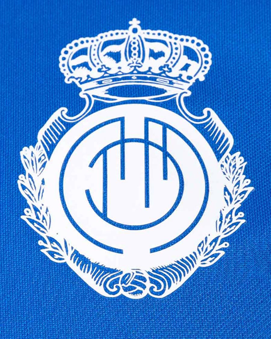 キッズ RCD Mallorca トラベルポロシャツ 2023-2024 ロイヤルブルー＆オビシディアン