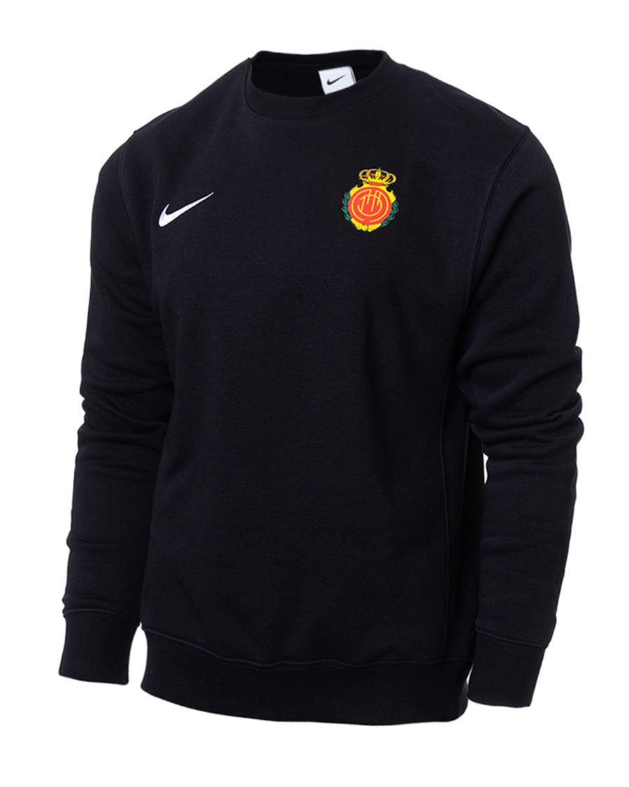 RCD Mallorca Fanswear Crew Pullover 2023-2024 Schwarz-Weiß