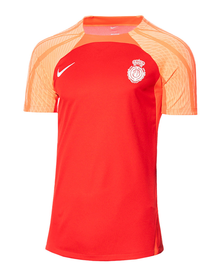RCD 마요르카 프리 매치 티셔츠 2023-2024 유니버시티 레드-브라이트 크림슨-화이트