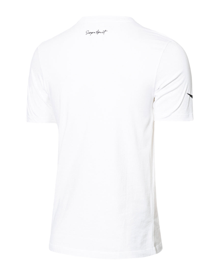 키즈 카미세타 RCD 마요르카 팬즈웨어 티셔츠 2023-2024 화이트-블랙
