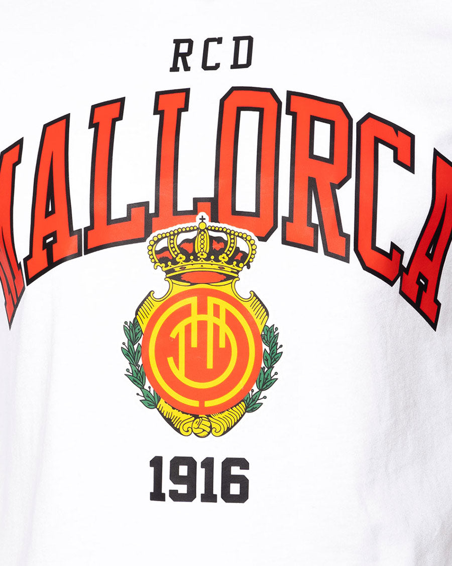 Camiseta RCD Mallorca Fanswear "Club 1916" White-Black