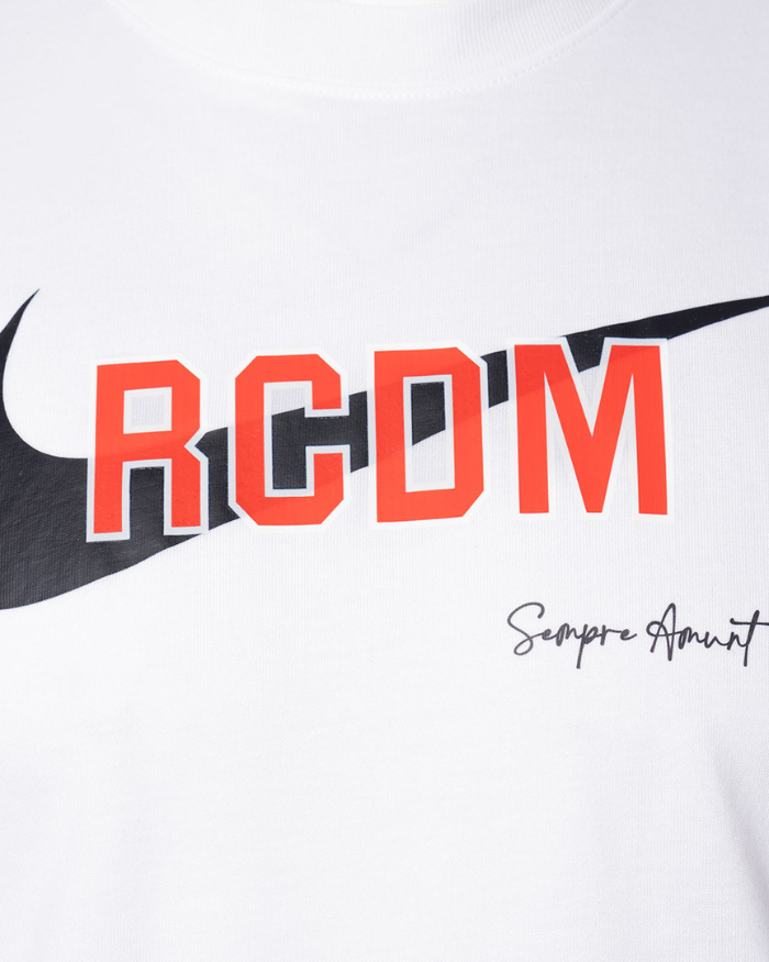 Camiseta RCD Mallorca Fanswear Logo "RCDM" White